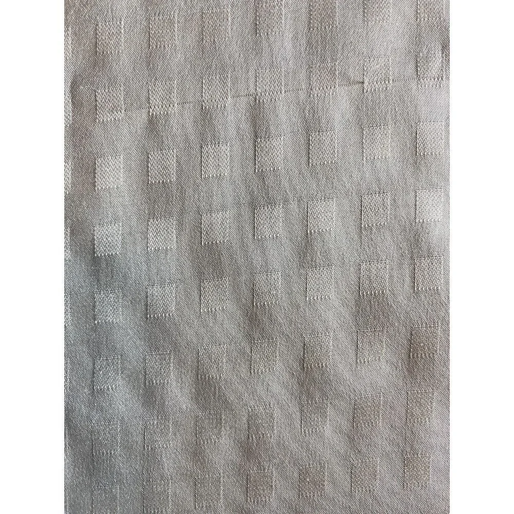Women’s Scarf Cream Geometric Border Long Rectangle Lightweight Casual Vintage - Picture 2 of 16